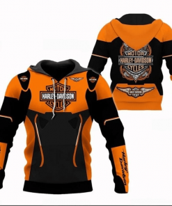 Harley Davidson Hoodie Design 3D Full Printed Sizes S - 5XL - NMCS164B