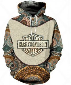 Harley Davidson Hoodie Design 3D Full Printed Sizes S - 5XL - TLEA212E