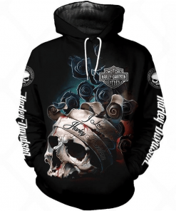 Harley Davidson Hoodie Design 3D Full Printed Sizes S - 5XL - NANA436D