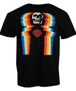 Harley Davidson Skull T-shirt, Crew-neck Sweatshirt, Hoodie, Tank Top, V-neck T-shirt Design 2D Full Printed Sizes S - 5XL - NABC153