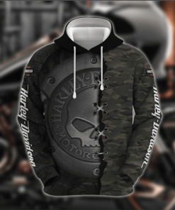 Harley Davidson Hoodie Design 3D Full Printed Sizes S - 5XL - NMCS160B