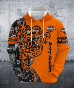Harley Davidson Hoodie Design 3D Full Printed Sizes S - 5XL - NARA610
