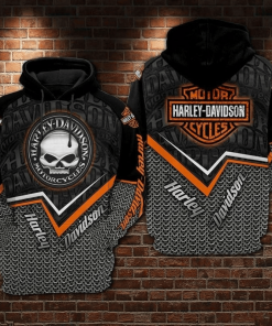 Harley Davidson Hoodie Design 3D Full Printed Sizes S - 5XL - NAOA284