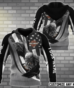 Harley Davidson Custom Name Hoodie Design 3D Full Printed Sizes S - 5XL - NAMA85