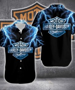 Harley Davidson Button Shirt Design 3D Full Printed Sizes S - 5XL NANA06