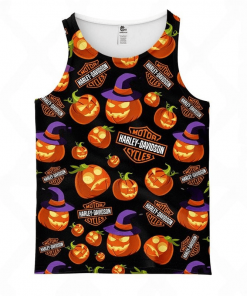 Harley Davidson Tank Top Design 3D Full Printed Sizes S - 5XL - NAPA04U