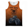 Harley Davidson Tank Top Design 3D Full Printed Sizes S - 5XL - NMQI16B