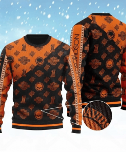 Harley Davidson Christmas Sweater Design 3D Full Printed Sizes S - 5XL Perfect Gift - NABQ227