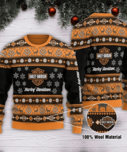 Harley Davidson Christmas Sweater Design 3D Full Printed Sizes S - 5XL - NABQ209