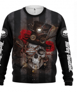 Harley Davidson Sweatshirt Design 3D Full Printed Sizes S - 5XL Perfect Gift- NANA435G