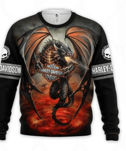 Harley Davidson Sweatshirt Design 3D Full Printed Sizes S - 5XL - NMQI23G