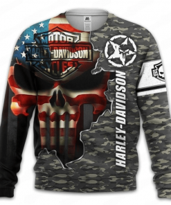 Harley Davidson Sweatshirt Design 3D Full Printed Sizes S - 5XL - NAXA327G
