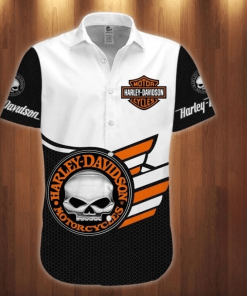 Harley Davidson Button Shirt Design 3D Full Printed Sizes S - 5XL NABQ234D