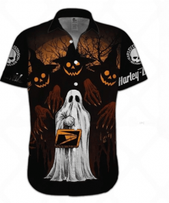 Harley Davidson Button Shirt Design 3D Full Printed Sizes S - 5XL NABQ232D