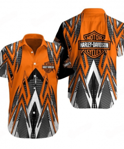Harley Davidson Button Shirt Design 3D Full Printed Sizes S - 5XL NMB088