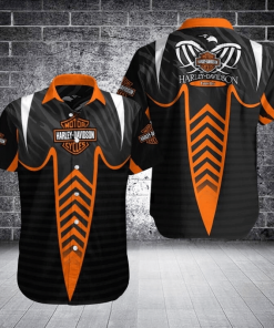 Harley Davidson Button Shirt Design 3D Full Printed Sizes S - 5XL NANA412