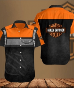 Harley Davidson Button Shirt Design 3D Full Printed Sizes S - 5XL NANA20D