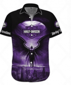 Harley Davidson Button Shirt Design 3D Full Printed Sizes S - 5XL TLEA205C