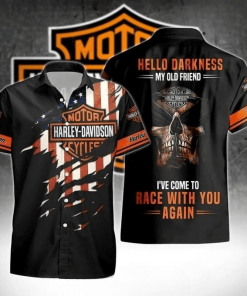 Harley Davidson Hawaii Shirt Design 3D Full Printed Sizes S - 5XL TLYA224