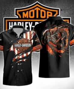 Harley Davidson Hawaii Shirt Design 3D Full Printed Sizes S - 5XL TLYA231