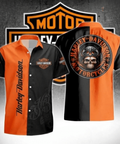 Harley Davidson Hawaii Shirt Design 3D Full Printed Sizes S - 5XL TLYA207