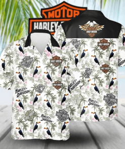 Harley Davidson Hawaii Shirt Design 3D Full Printed Sizes S - 5XL TLYA221