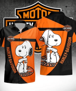 Harley Davidson Snoopy Hawaii Shirt Design 3D Full Printed Sizes S - 5XL NAQA101