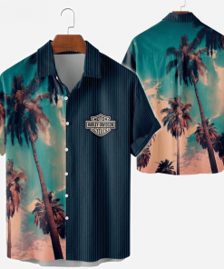 Harley Davidson Custom Name Hawaii Shirt Design 3D Full Printed Sizes S - 5XL NAMA248A
