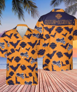 Harley Davidson Hawaii Shirt Design 3D Full Printed Sizes S - 5XL NABK336