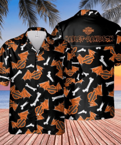 Harley Davidson Hawaii Shirt Design 3D Full Printed Sizes S - 5XL NABK337