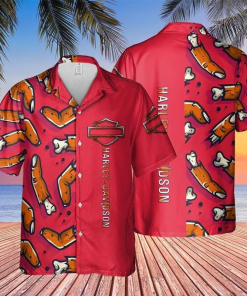 Harley Davidson Hawaii Shirt Design 3D Full Printed Sizes S - 5XL NABK338