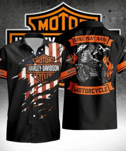 Harley Davidson Still Play With Motorcycles Hawaii Shirt Design 3D Full Printed Sizes S - 5XL NAQA97