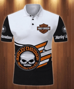 Harley Davidson Polo Design 3D Full Printed Sizes S - 5XL NABQ234S