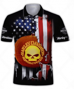 Harley Davidson Polo Design 3D Full Printed Sizes S - 5XL NABQ230S