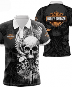 Harley Davidson Custom Name Polo Design 3D Full Printed Sizes S - 5XL NAMA251F