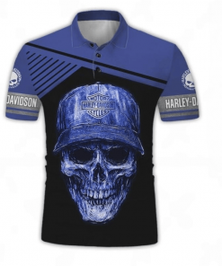 Harley Davidson Polo Design 3D Full Printed Sizes S - 5XL NAOA313S
