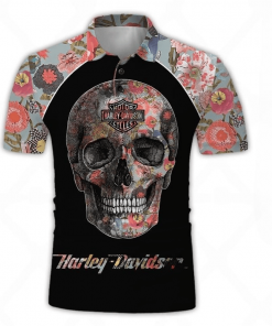 Harley Davidson Polo Design 3D Full Printed Sizes S - 5XL NAIA222S