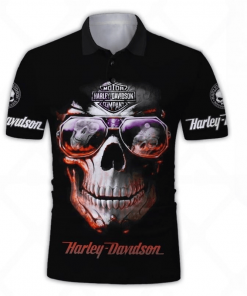 Harley Davidson Polo Design 3D Full Printed Sizes S - 5XL NAPA07S