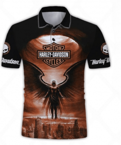 Harley Davidson Polo Design 3D Full Printed Sizes S - 5XL TLEA206B