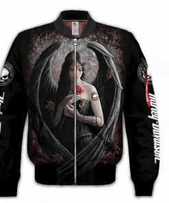 Harley Davidson Bomber Jacket Design 3D Full Printed TLEA204I