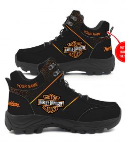 Harley Davidson Custom Name Motorcycle Hiking Shoes - NMAP382