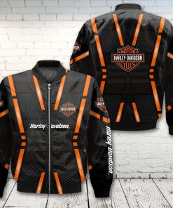 Harley Davidson Bomber Jacket Design 3D Full Printed NMHN173