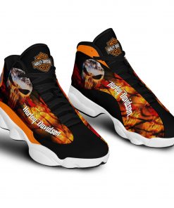 Harley Davidson Motorcycle Black Air Jordan 13 - NMAP305