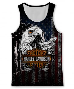 Harley Davidson Tank Top Design 3D Full Printed Sizes S - 5XL - NAXA325T