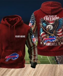 NFL Buffalo Bills America 250th Anniversary Patriotic Hoodie