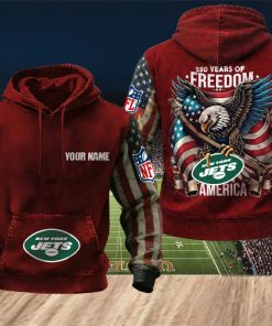 NFL New York Jets America 250th Anniversary Patriotic Hoodie