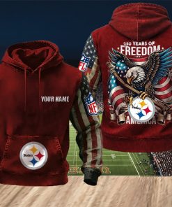 NFL Pittsburgh Steelers America 250th Anniversary Patriotic Hoodie