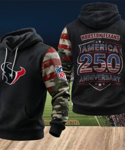 NFL Houston Texans America 250th Anniversary Patriotic Hoodie