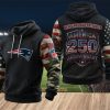 NFL New England Patriots America 250th Anniversary Patriotic Hoodie