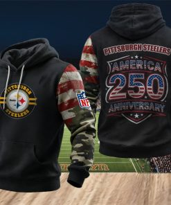 NFL Pittsburgh Steelers America 250th Anniversary Patriotic Hoodie